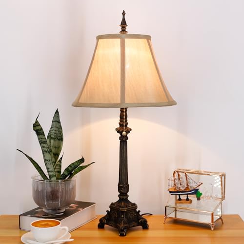 Farmhouse Table Lamp Traditional Rustic Mid