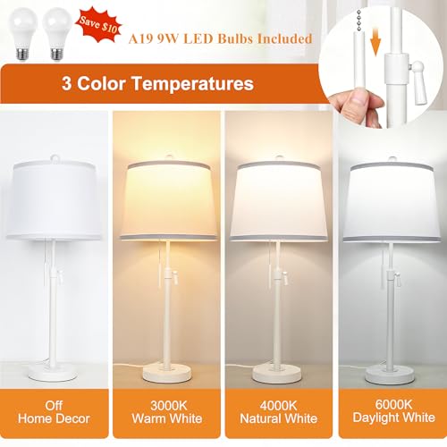 White Table Lamps Set of 2 (2 Count)