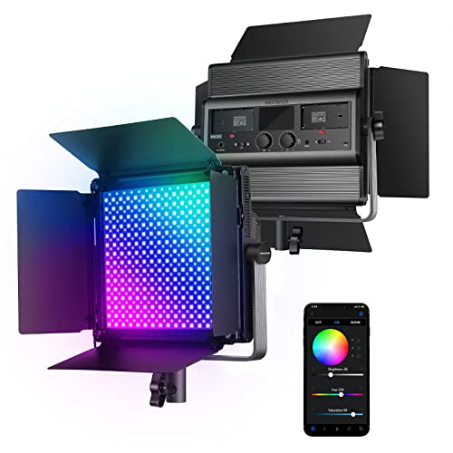 RGB1200 RGB LED Video Light Panel with APP