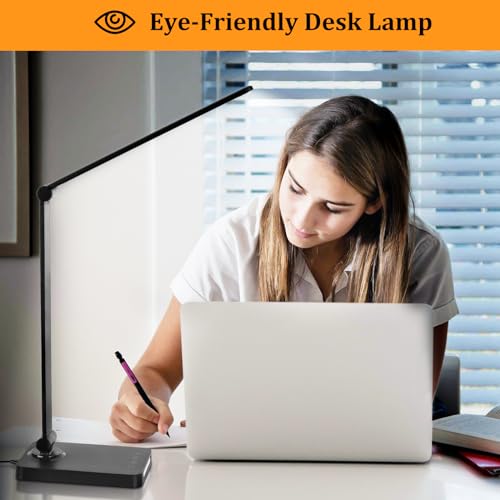 LED Desk Lamp with USB Ports