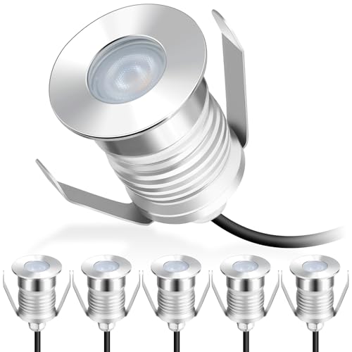 Outdoor Recessed LED Lights (6 Count)