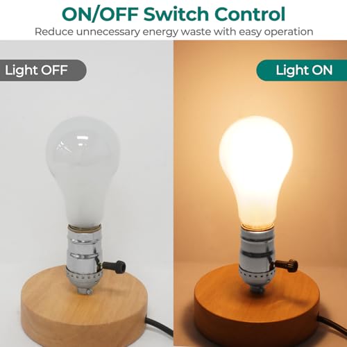 UL Listed Lamp Socket Replacement wtih ON (2 Count)