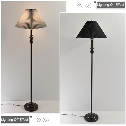 Large Pleated Lamp Shade for Arc