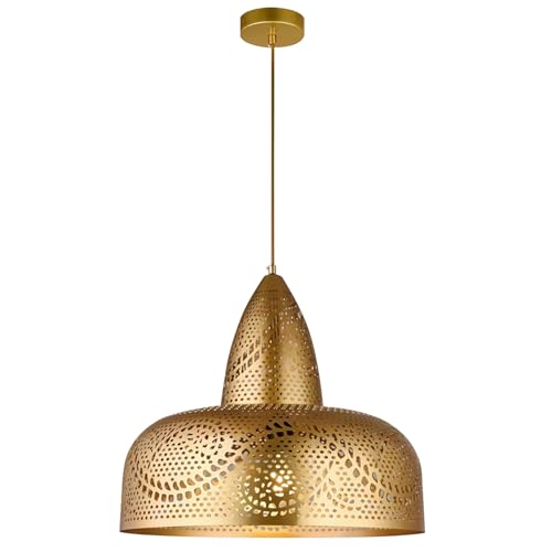 Turkish Pendant Light Mid Century Gold Moroccan Ceiling Light