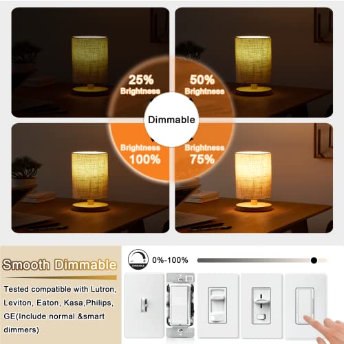 Edison Bulbs E26 Led Bulb 6W Dimmable (9 Count)