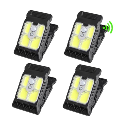 4 Pack Clip On Solar Lights Outdoor Waterproof (4 Count)