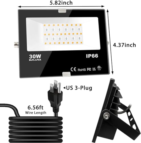Led Flood Light 30W (2 Count)