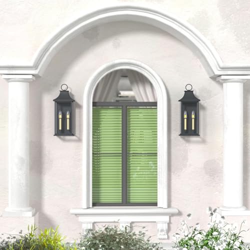 20.6" Large Dusk to Dawn Outdoor Wall Light