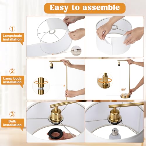 Bedside Lamps Set of 2 (2 Count)