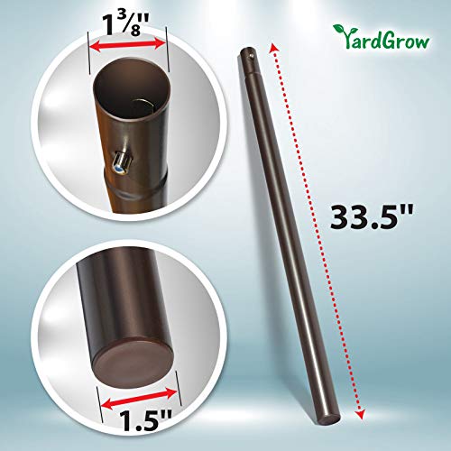 Replacement Umbrella Lower Pole for Patio Umbrella