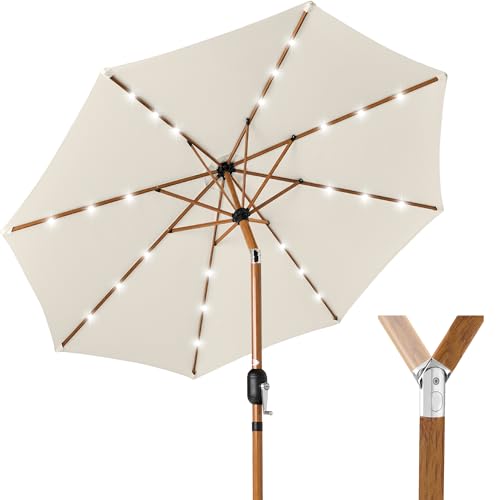 10ft Solar Market Patio Umbrella w