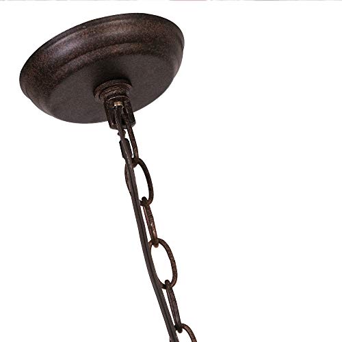 French Country Chandelier 6 Lights Retro Rustic Lights Fixture