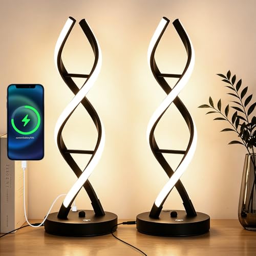 LED Modern Table Lamp (2 Count)