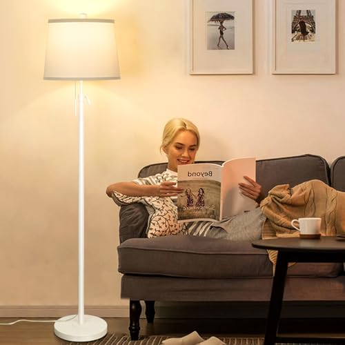 White Floor Lamp for Living Room 55