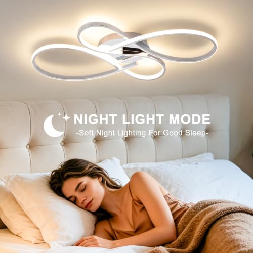 66W Dimmable Modern LED Ceiling Light Fixtures 3000K