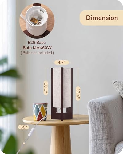 Wood Table Lamp