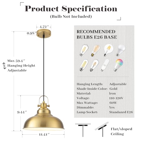 Gold Pendant Lights