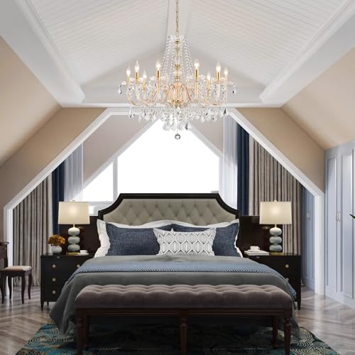 Large Crystal Chandelier