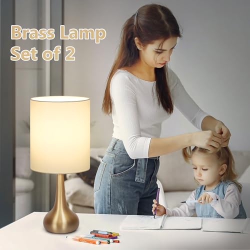 Set of 2 Bedside Touch Lamps (2 Count)
