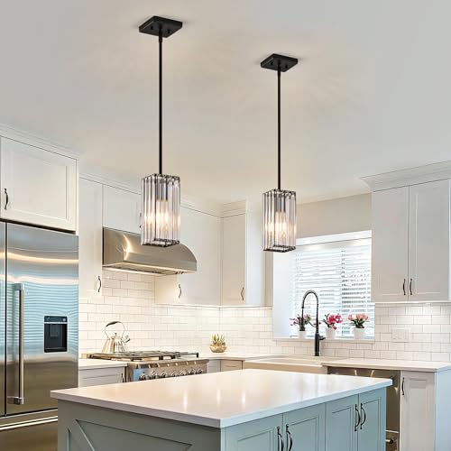 Modern Crystal Pendant Lights Kitchen Island