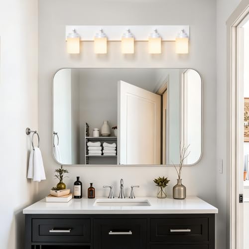 Bathroom Light Fixture White