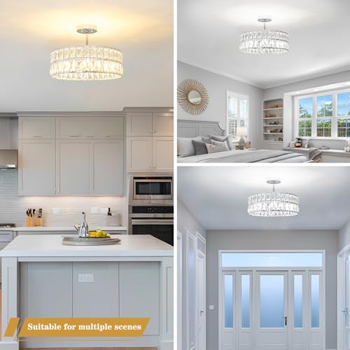 Crystal Ceiling Light Fixture
