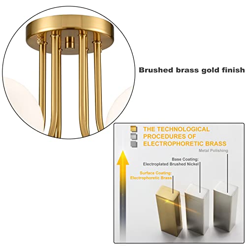 Modern Brass Gold 6