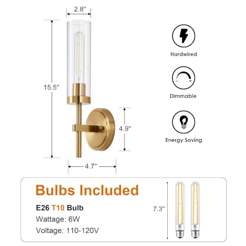 Hardwired Wall Sconces Set of Two (2 Count)