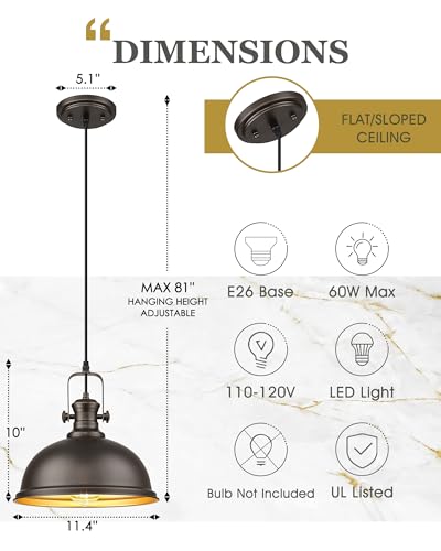 Oil Rubbed Bronze Pendant Light Kitchen Island