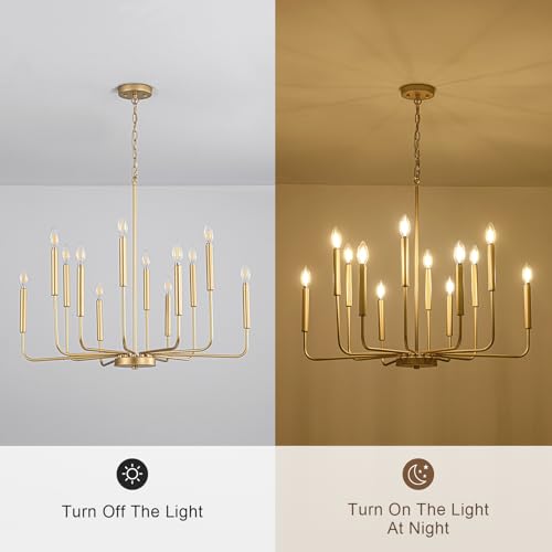 Modern Gold Chandelier for Dining Room