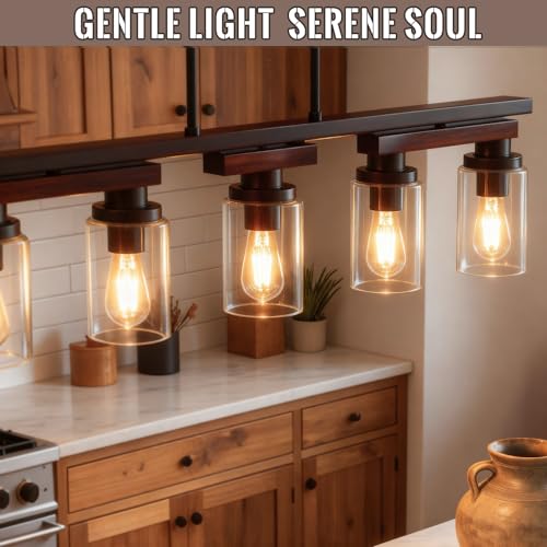 4 Light Black Linear Chandelier (4 Count)