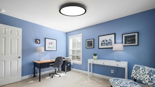 12 Inch Hardwired Dimmable LED Flush Mount Ceiling Light Fixtures