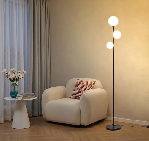 3 Globe Mid Century Modern Floor Lamp