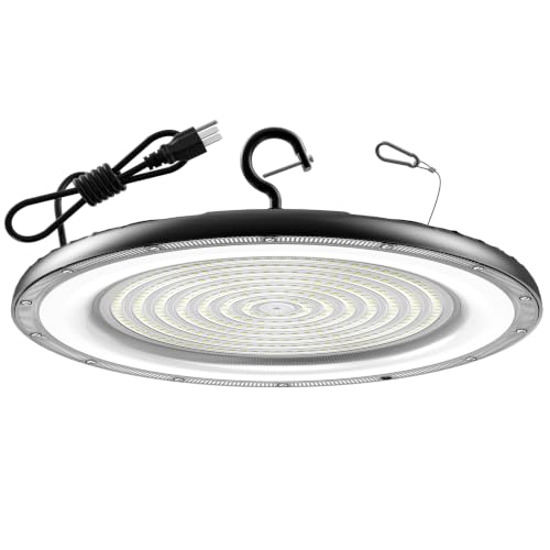 400W UFO High Bay Light 1 Pack 60000LM LED Shop Lights Plug & Play
