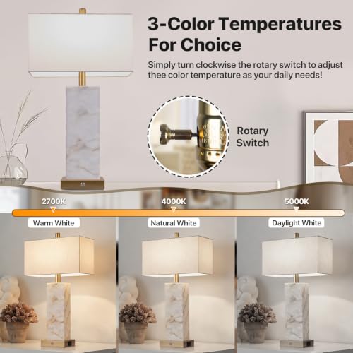 25.6" Alabaster Lamp (2 Count)