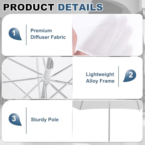 2 Pcs Soft Light Umbrella