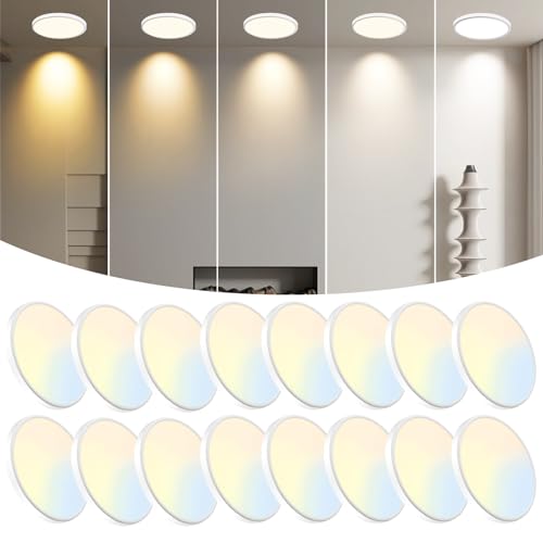16 Pack 7.5Inch LED Ceiling Lights (16 Count)