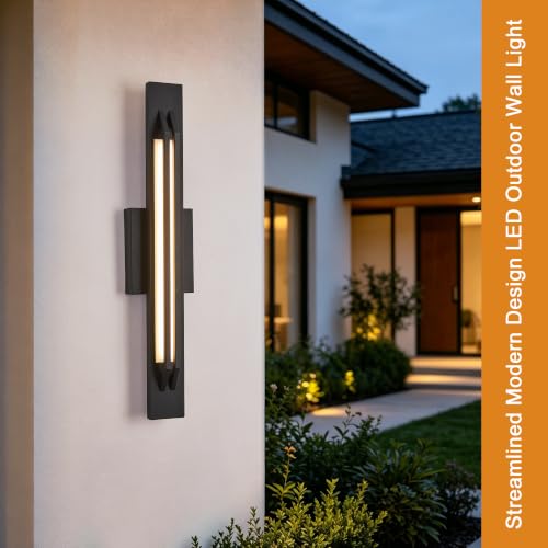 23 Inch Modern Outdoor LED Wall Sconce