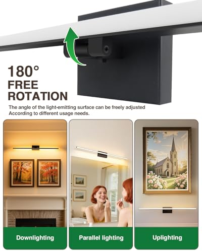 Modern LED Bathroom Vanity Light Over Mirror
