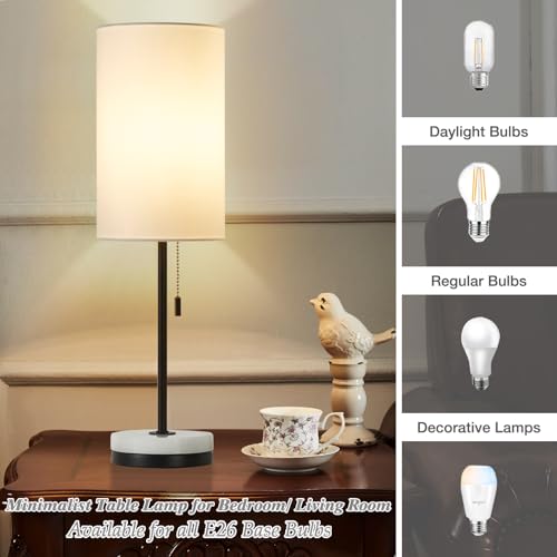 18" Minimalist Table Lamp Set of 2 (2 Count)