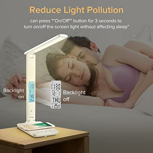 Desk Lamp with Wireless Charger