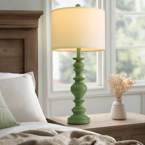27" Sage Green Table Lamps Set of 2 (2 Count)