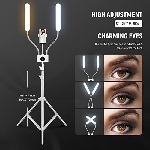 Esthetician Light with Phone Holder & Travel Bag Kit (4.47 Count)