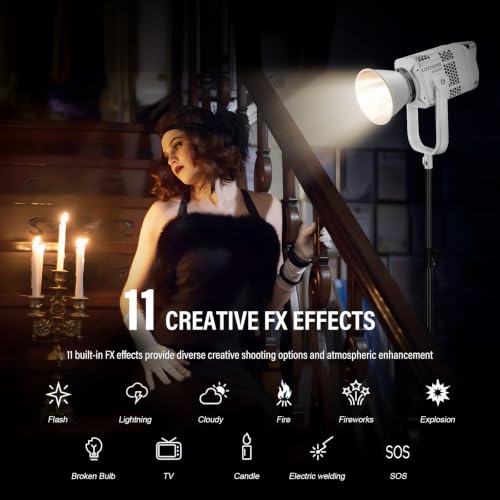 2Pack LE600BI Kit with Softbox Light Stand White