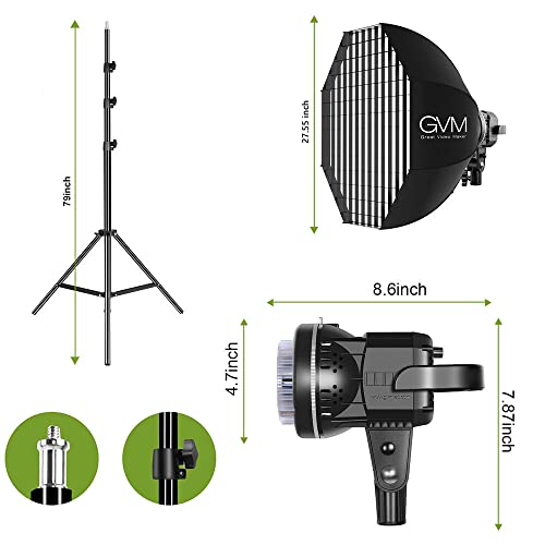GVM 80W Photo Studio Lighting Kit