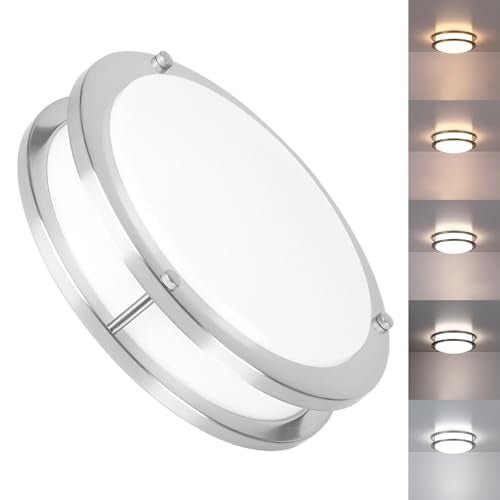 Brushed Nickel Ceiling Light