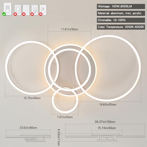 Modern Light Fixtures Ceiling Flush Mount Modern Led Ceiling Lights 5