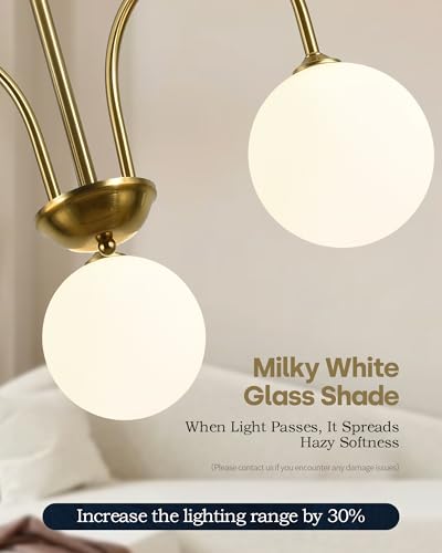Gold Sputnik Chandelier