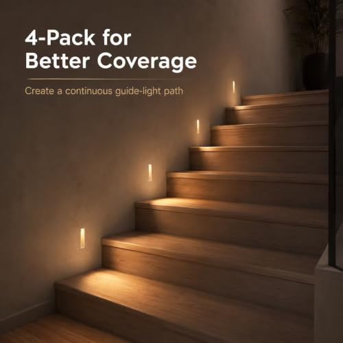 Trimless Recessed LED Step Lights Hardwired Indoor
