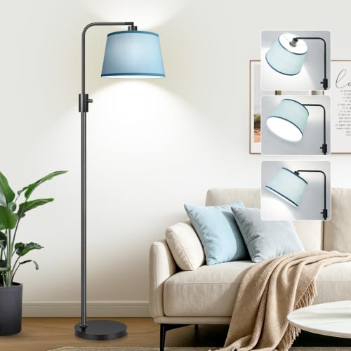 Upgraded】 Dimmable Black Floor Lamp